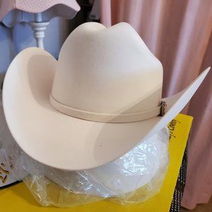 Twinstone 6X Cattleman Sinaloa Western Cowboy Hat White 7 3/4